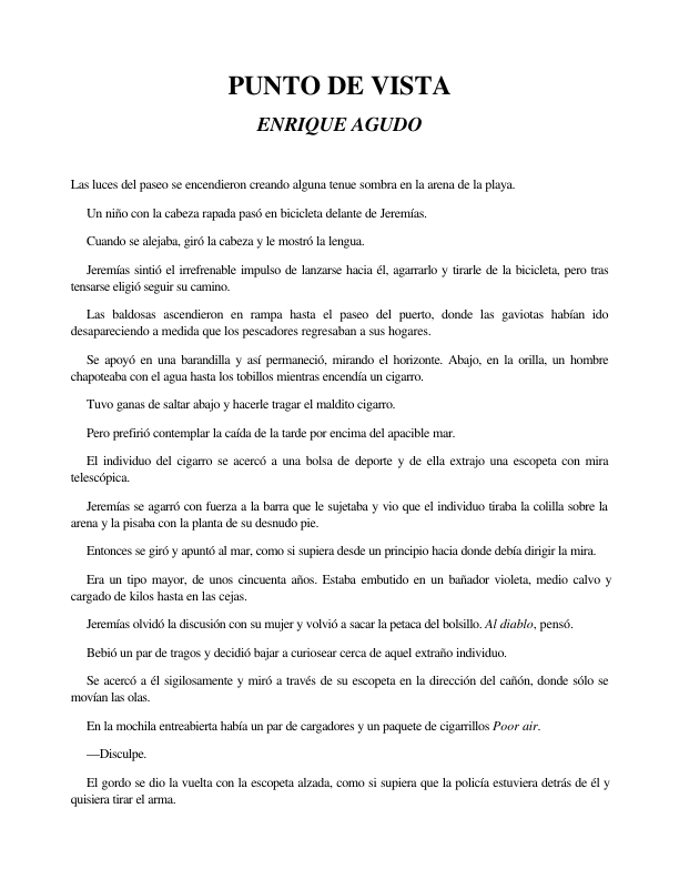 Portada de Punto de Vista
